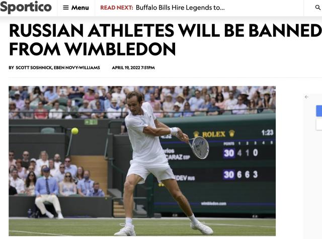 九游体育APP-外媒曝温网计划直接禁赛梅德维德夫 将于近期官宣